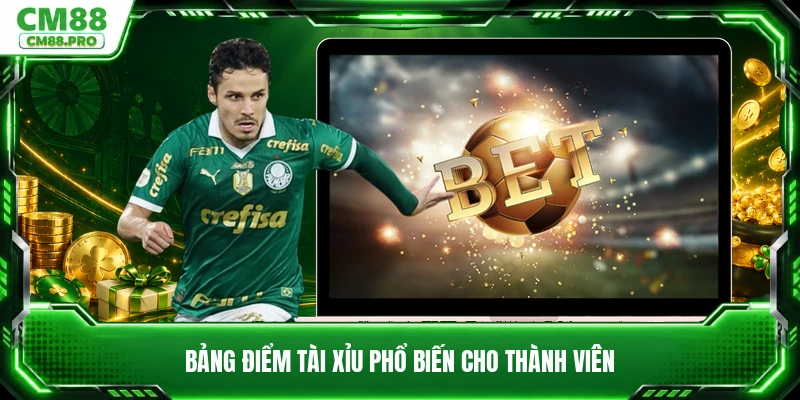 Bảng điểm tài xỉu phổ biến cho thành viên