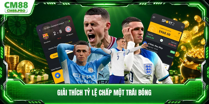 Giải thích tỷ lệ chấp một trái bóng