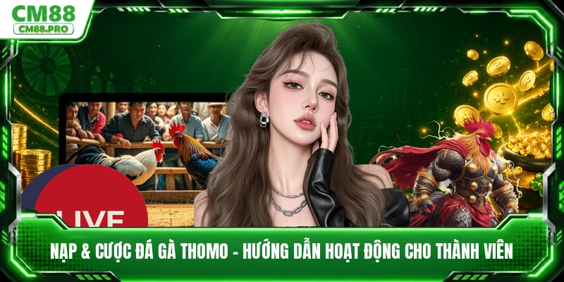 Nạp & Cược Đá Gà Thomo - Hướng Dẫn Hoạt Động Cho Thành Viên