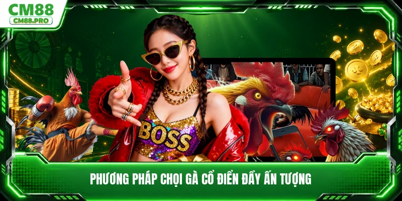 Phương pháp chọi gà cổ điển đầy ấn tượng
