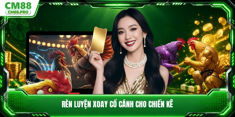 Rèn luyện xoay cổ cánh cho chiến kê